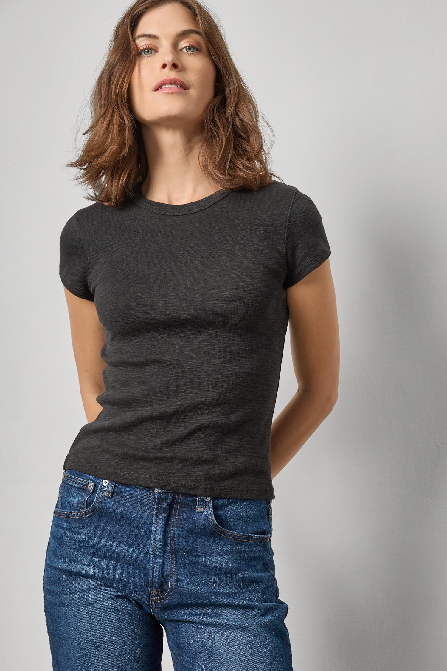 RIB SLUB CREWNECK