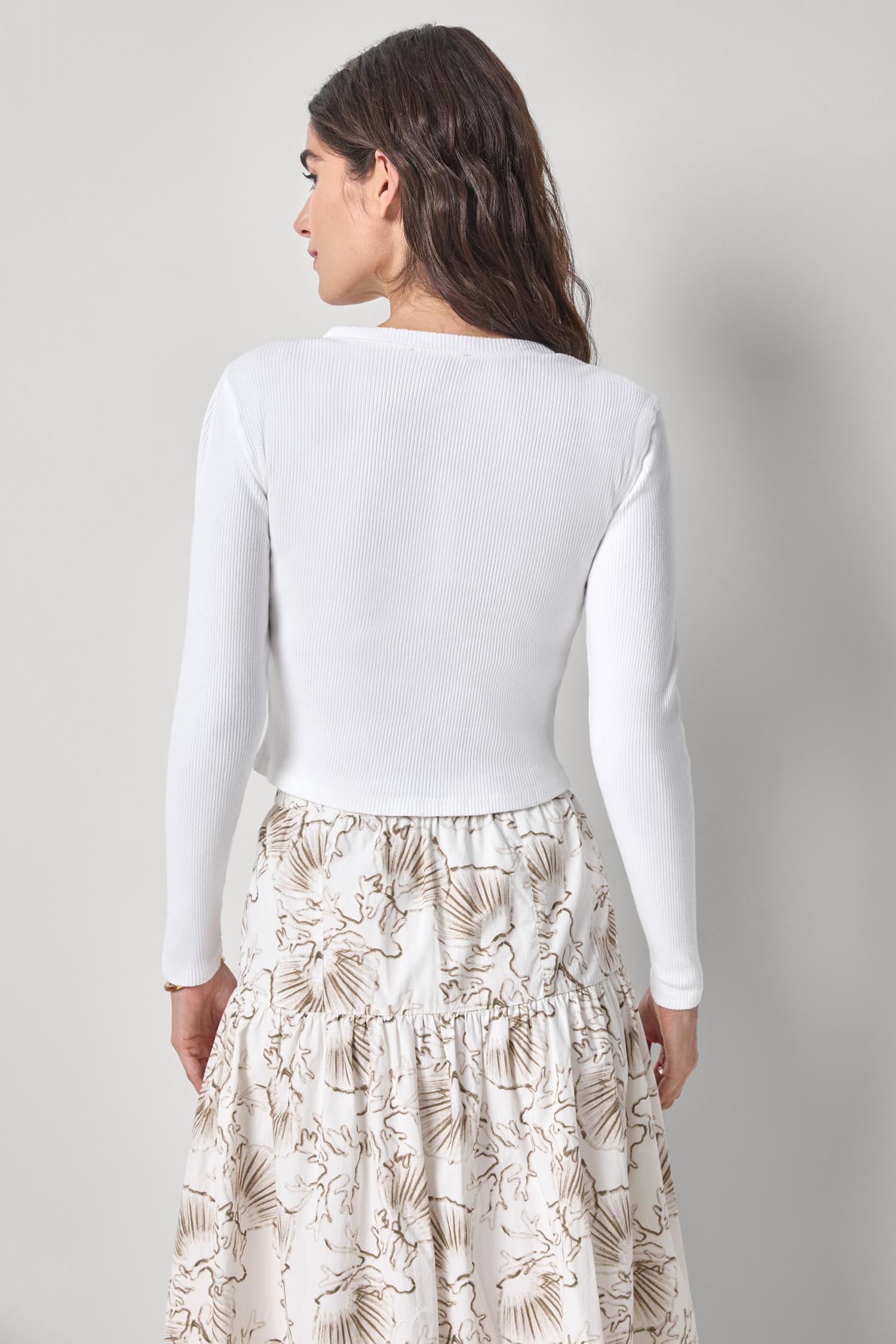 MIXED MEDIA CARDIGAN