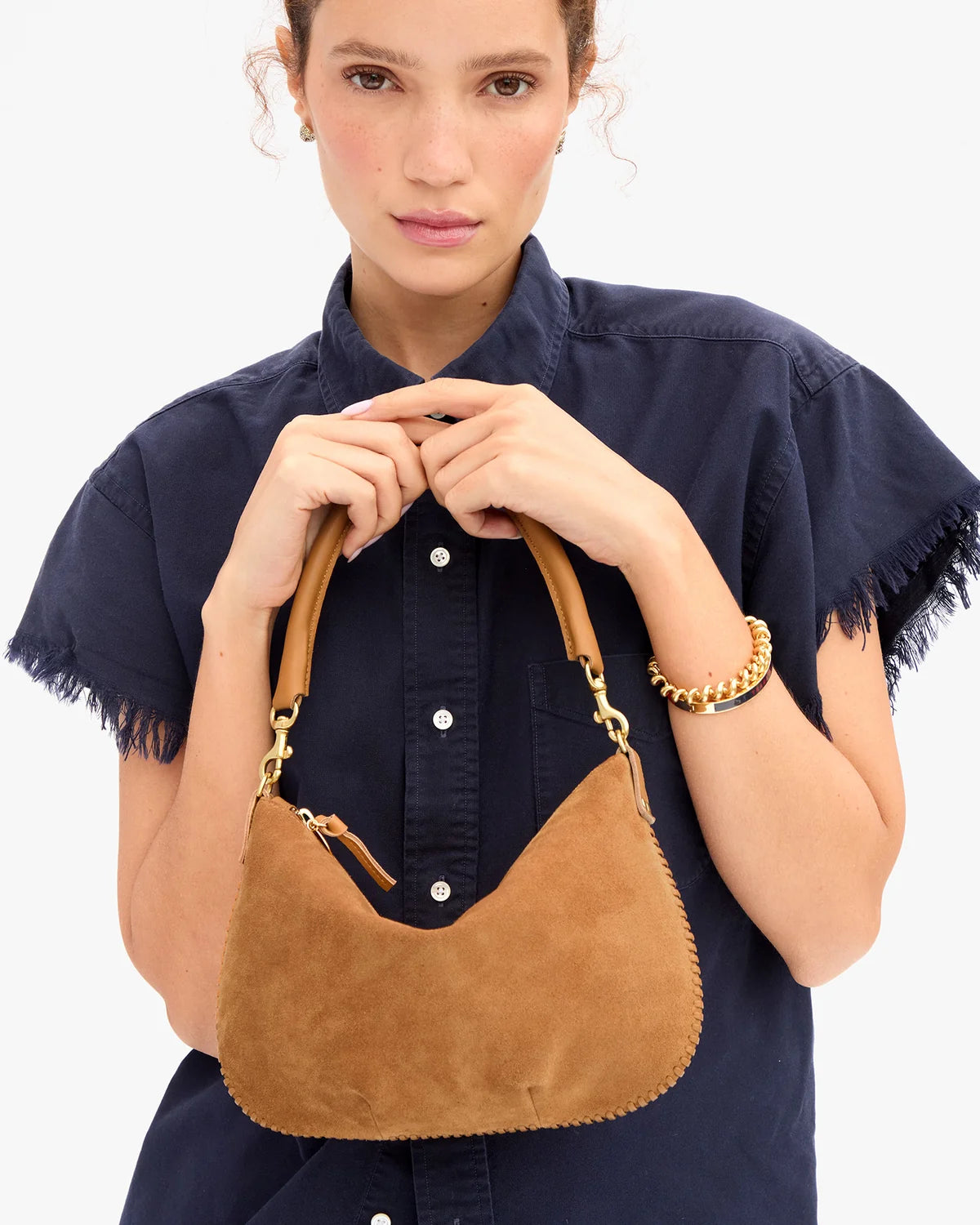 PETIT MOYEN - CARAMEL SUEDE