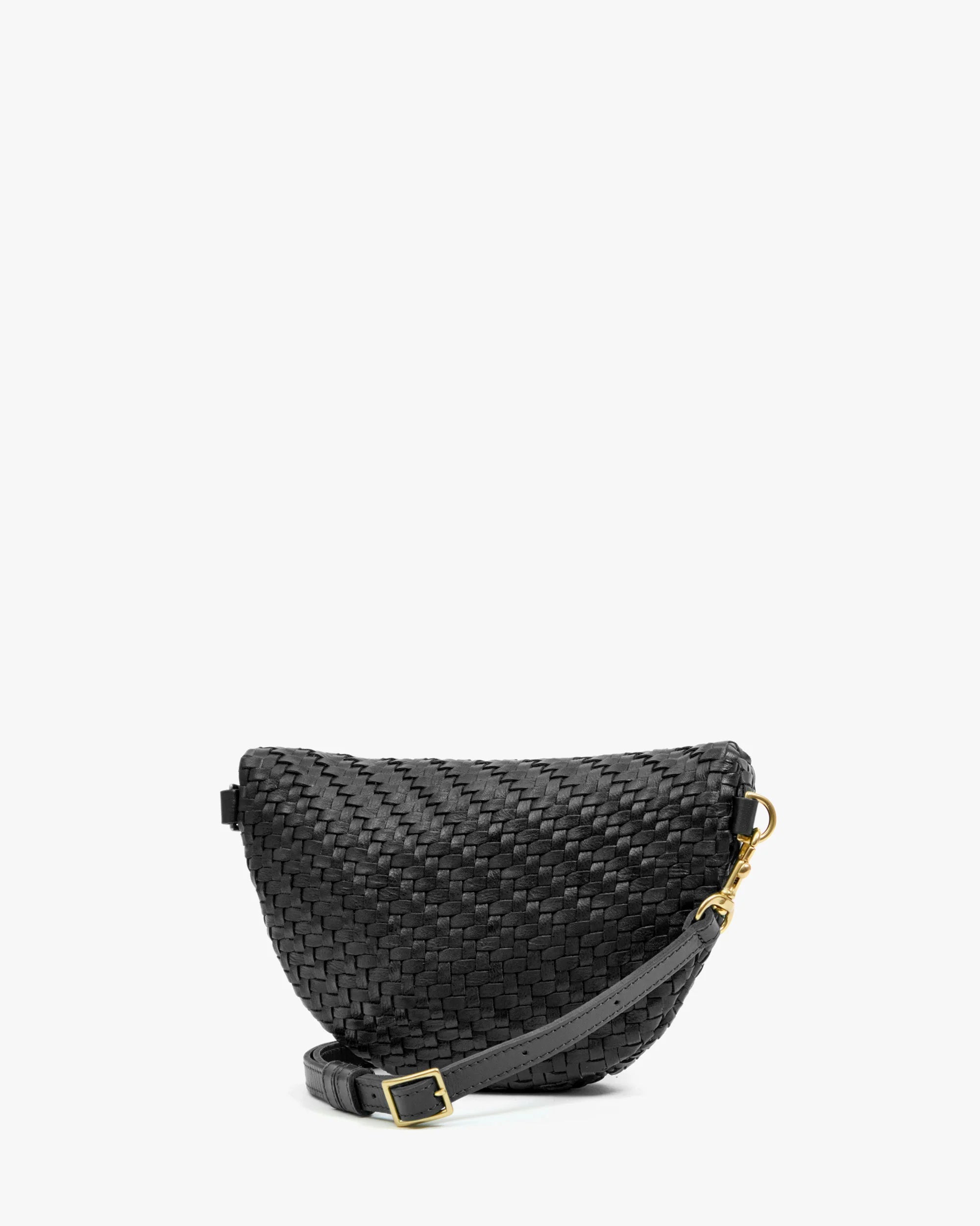 PETITE FANNY - BLACK WOVEN ZIG ZAG