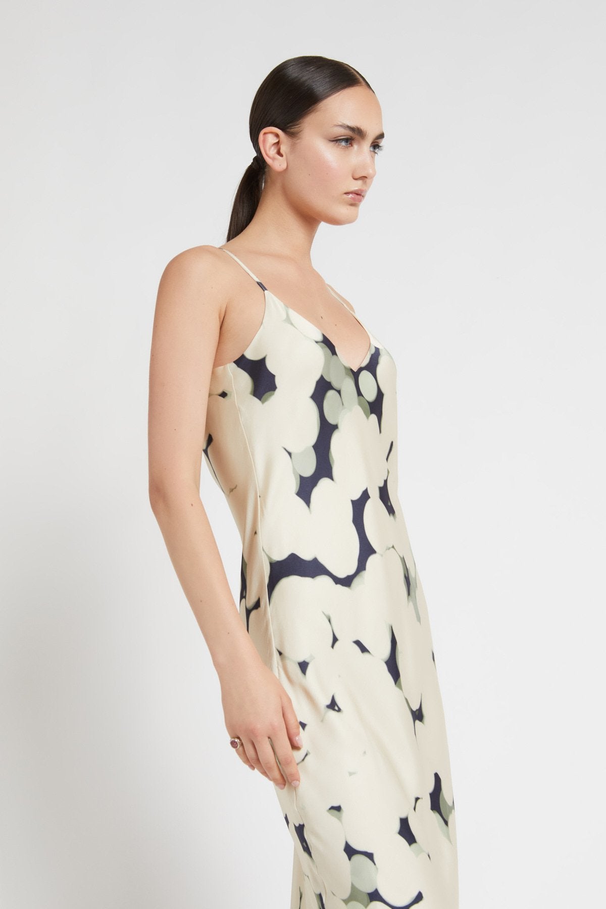 PRINTED LONG DRESS