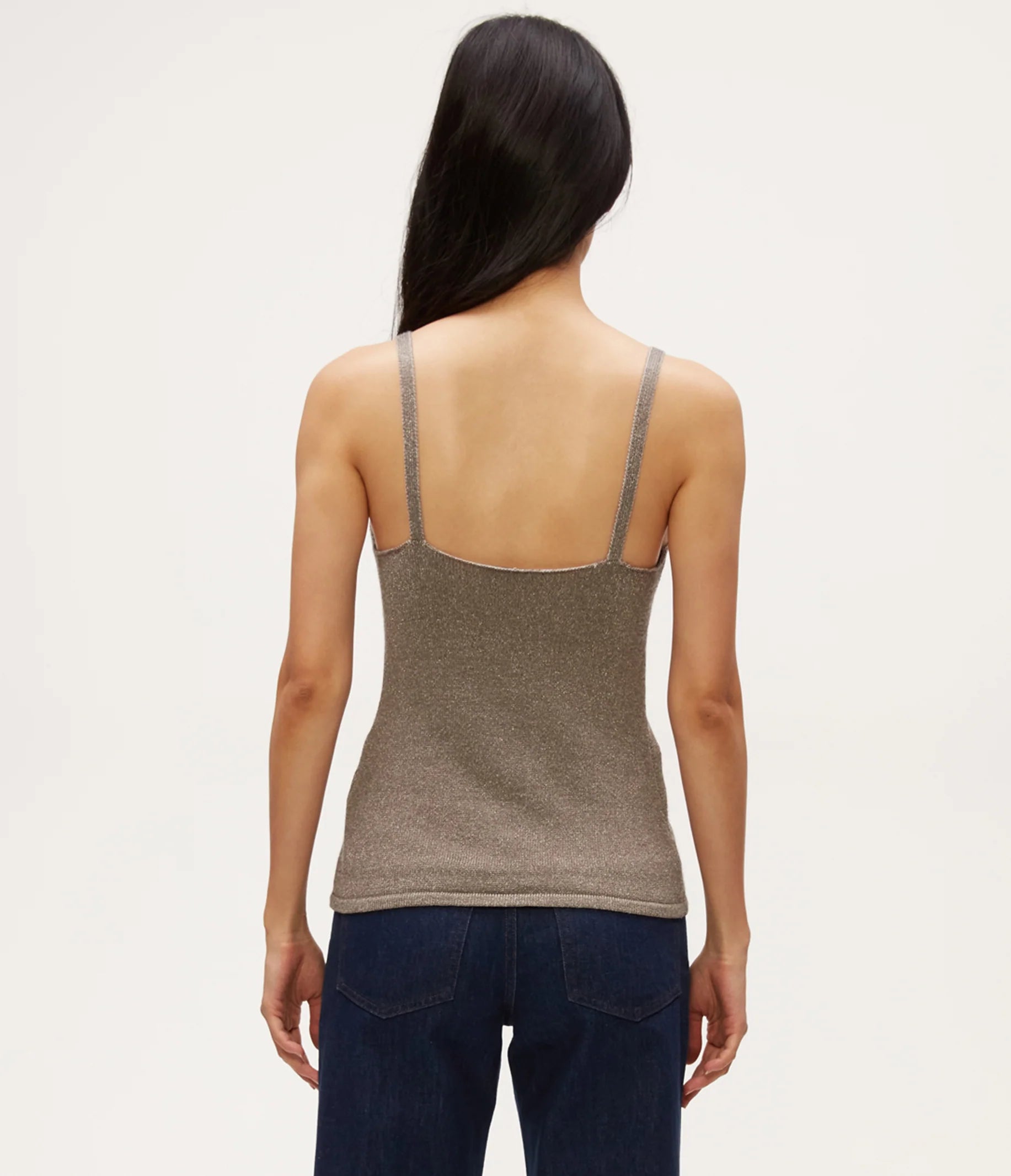 MICHAEL STARS Nomi Metallic Sweater Camisole