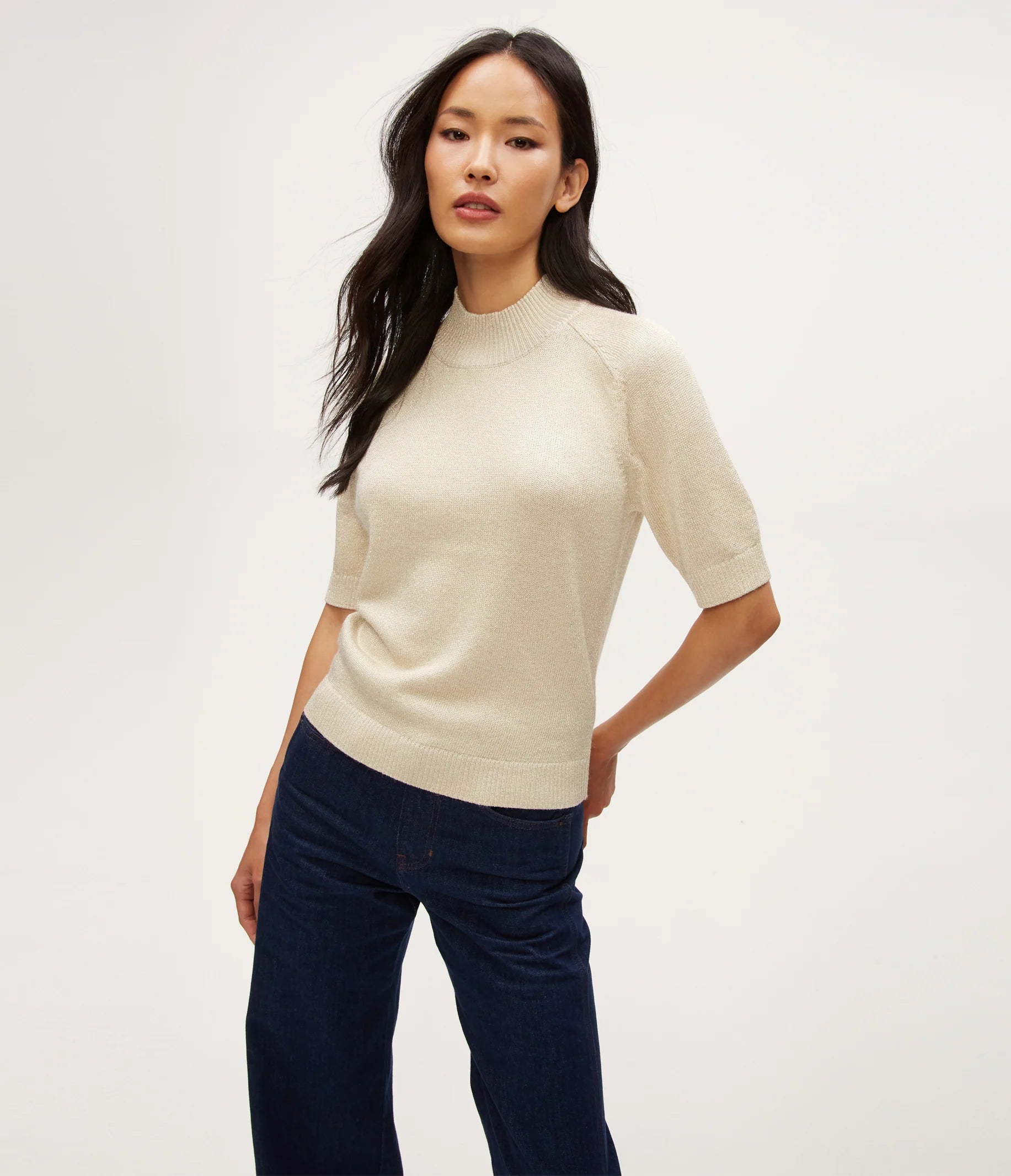 MICHAEL STARS SABEL MOCK NECK