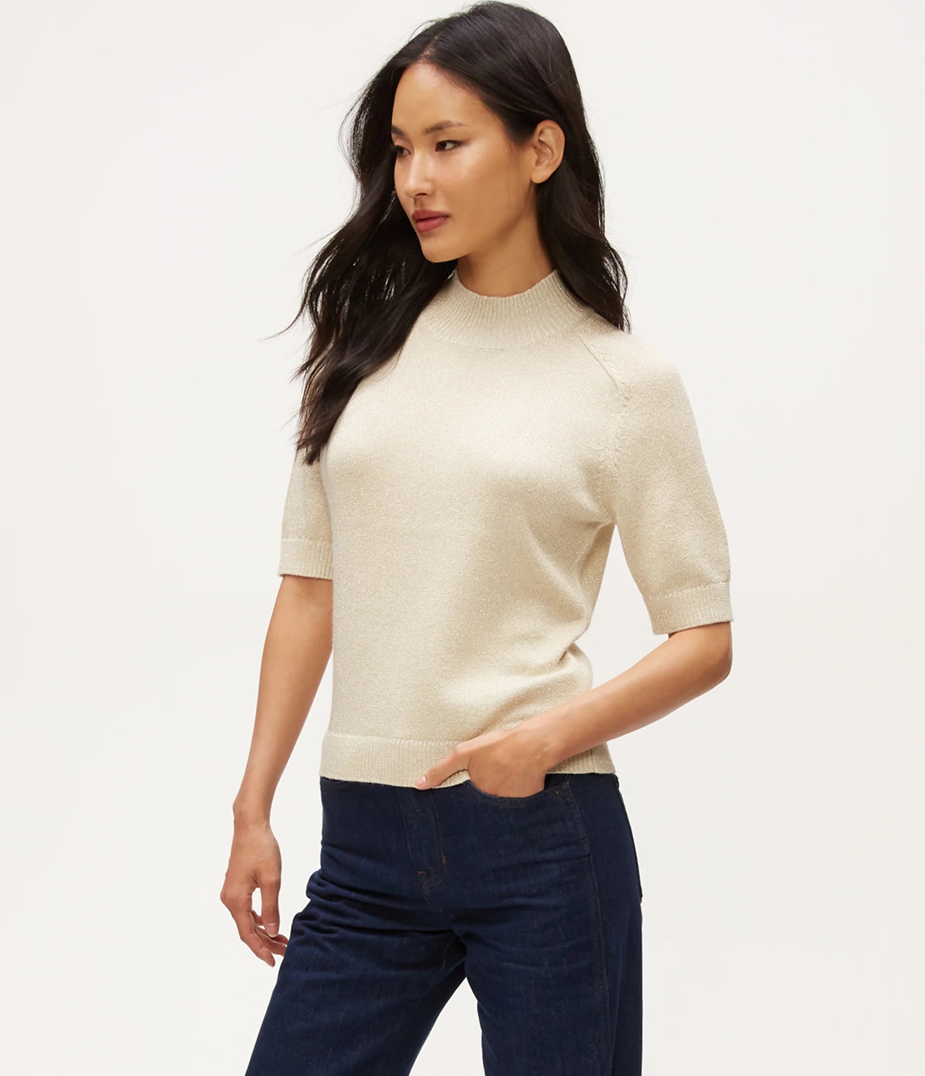 MICHAEL STARS SABEL MOCK NECK