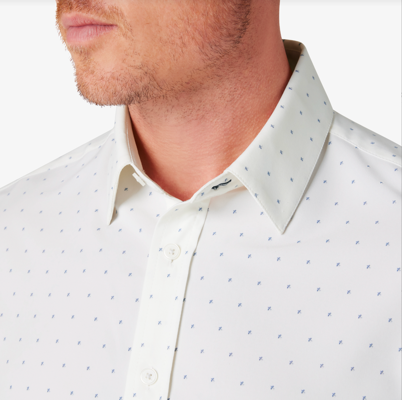 mizzen + main LEEWARD - WHiTe micro FLORAL