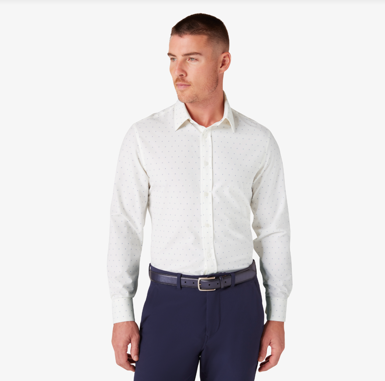 mizzen + main LEEWARD - WHiTe micro FLORAL