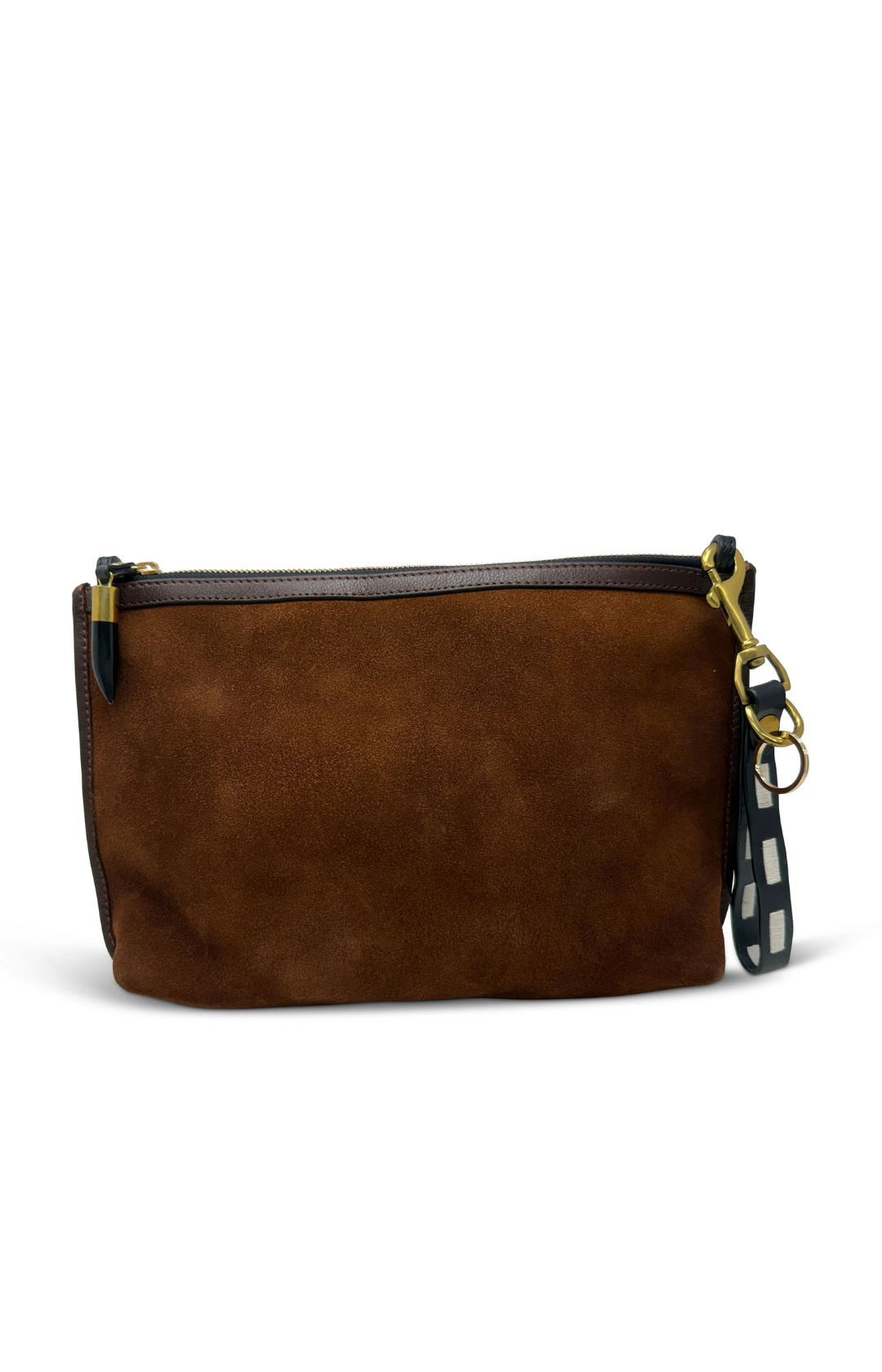 MABEL CLUTCH - BRONZE SUEDE