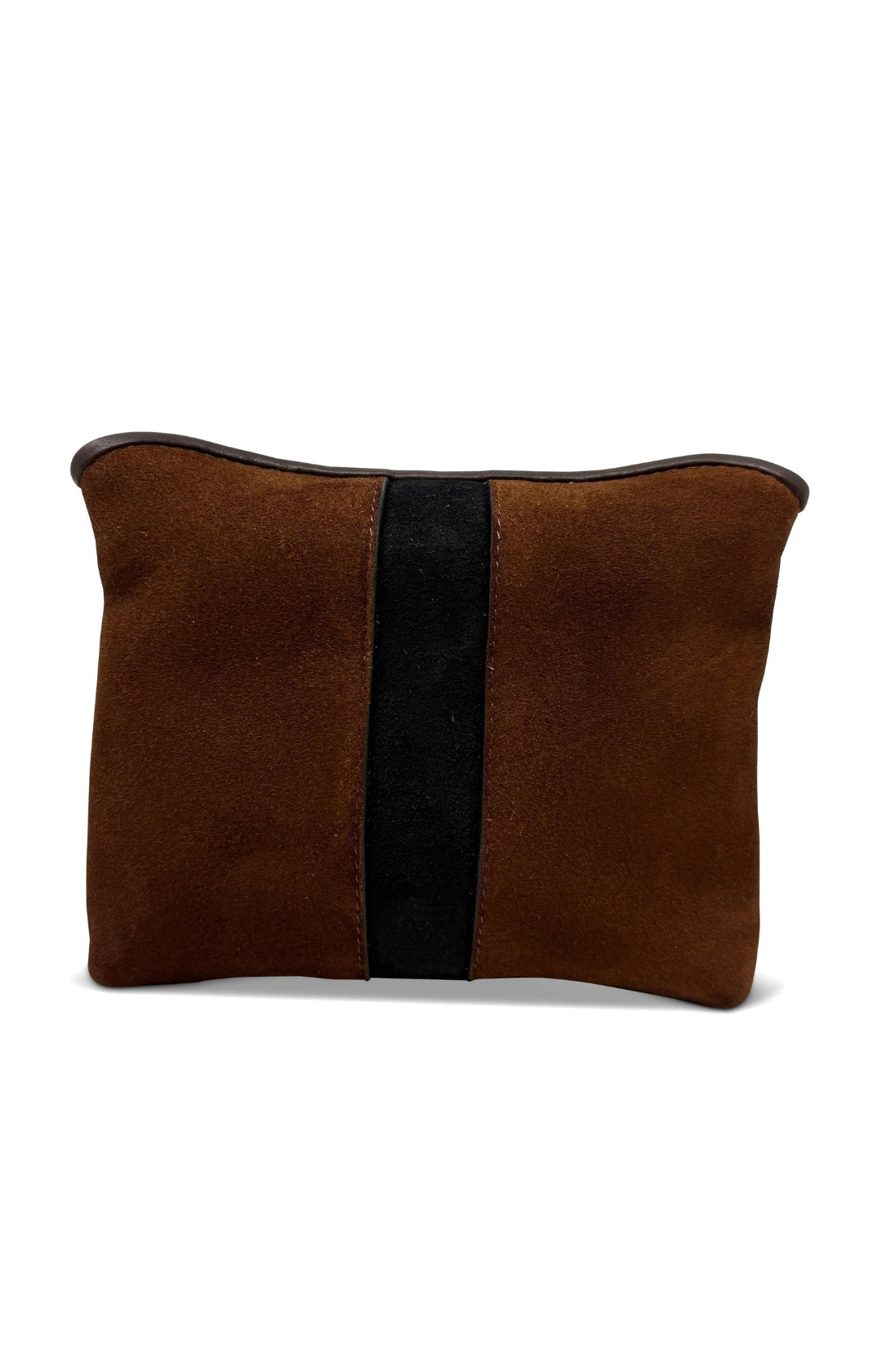 SMALL FOLD POUCH - BRONZE SUEDE