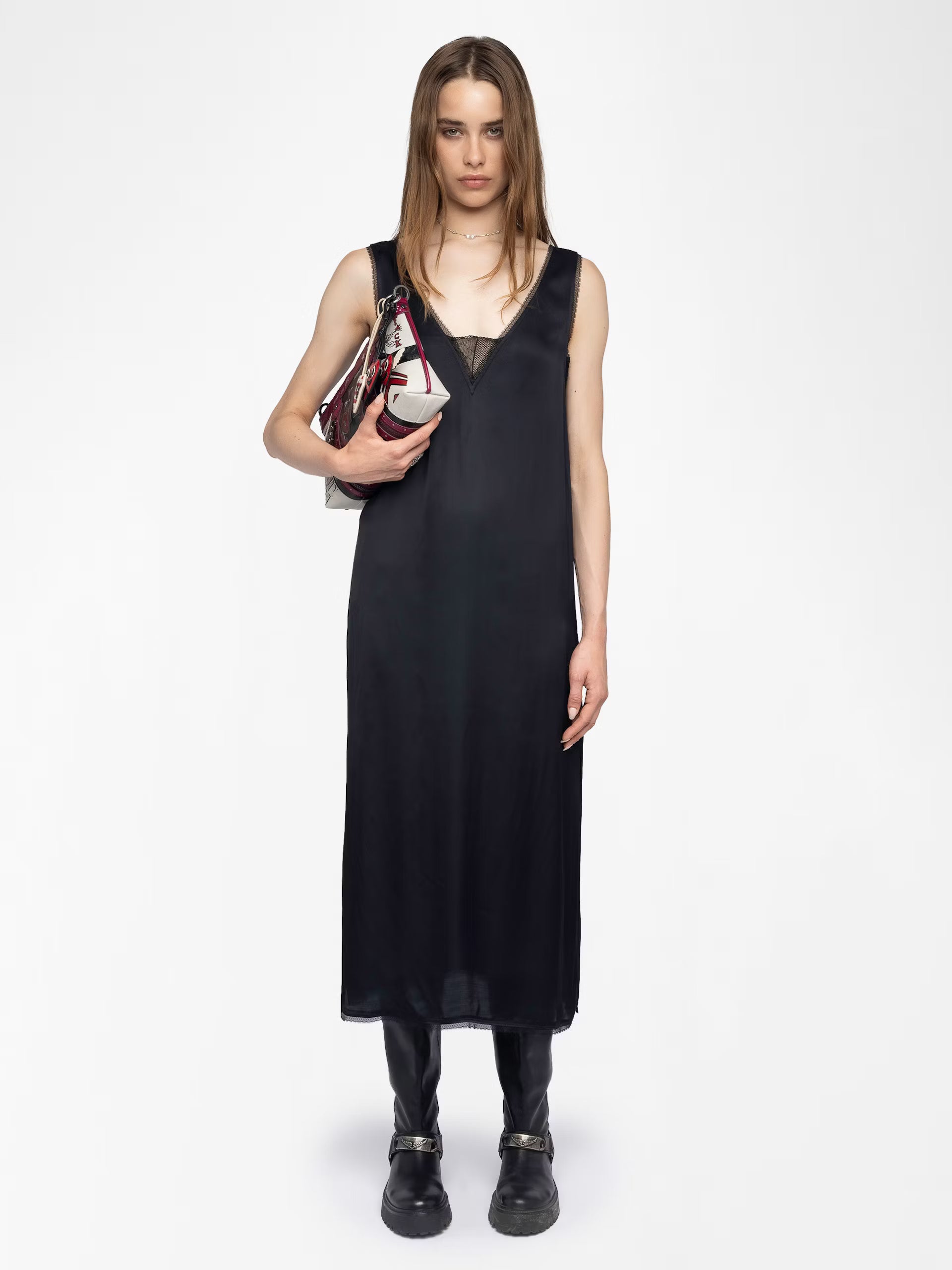 RENZO DRESS - BLACK