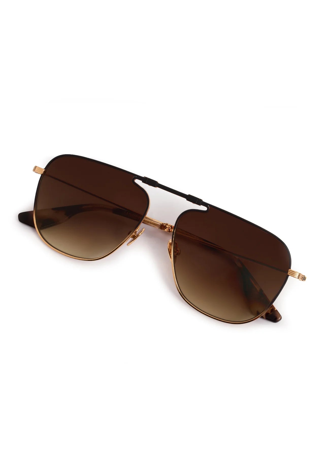 ZANDER FOLD - 18K MATTE BLACK + BLONDE VENEZIA