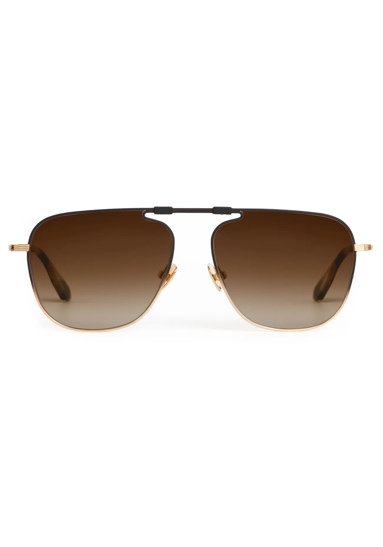 ZANDER FOLD - 18K MATTE BLACK + BLONDE VENEZIA