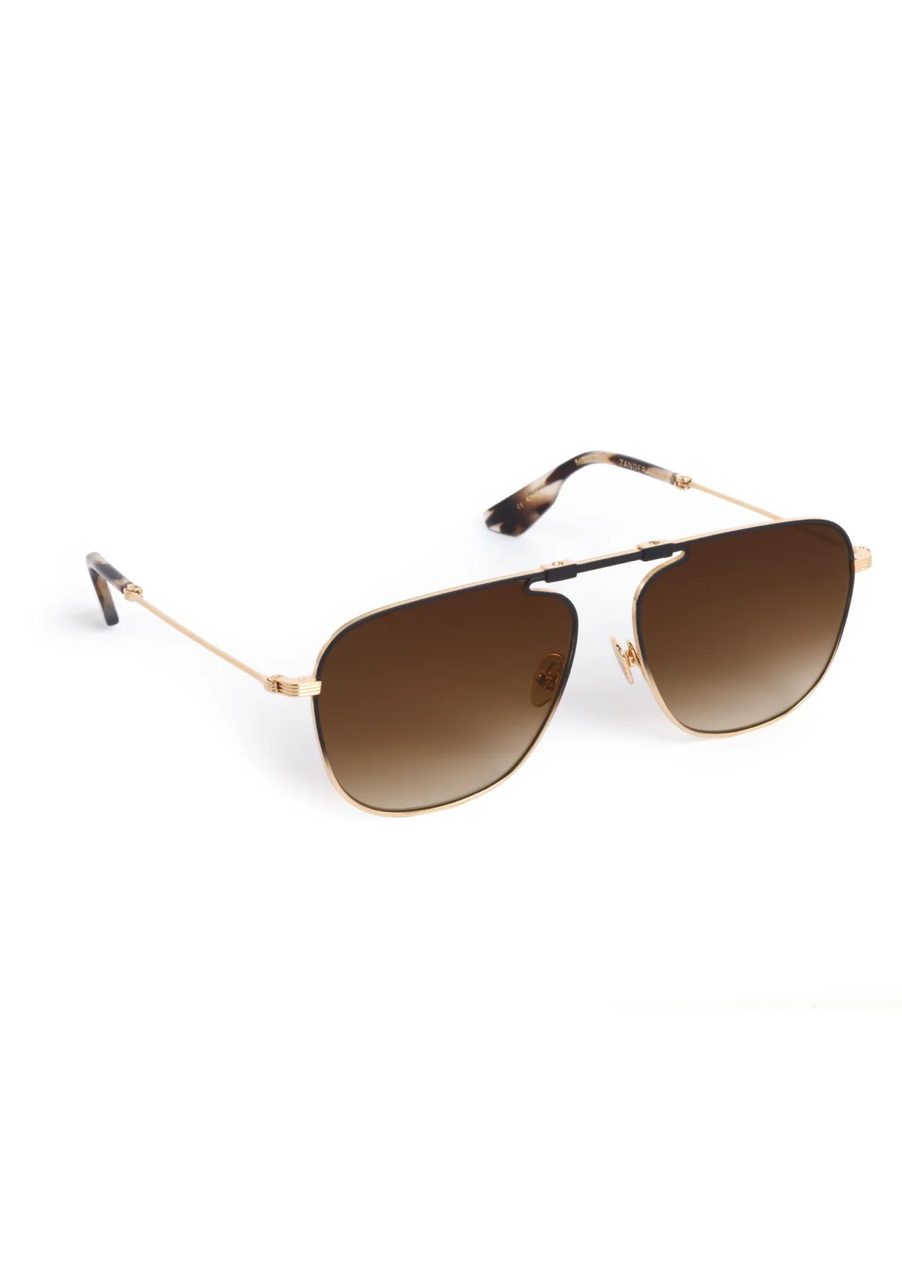 ZANDER FOLD - 18K MATTE BLACK + BLONDE VENEZIA
