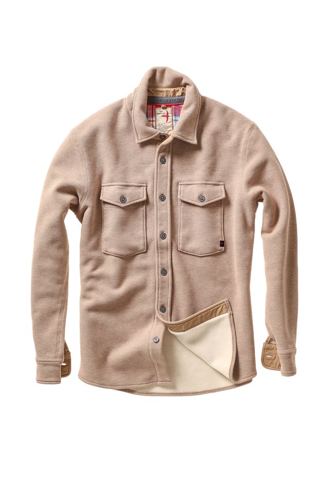 PIQUE FLEECE WORKSHIRT