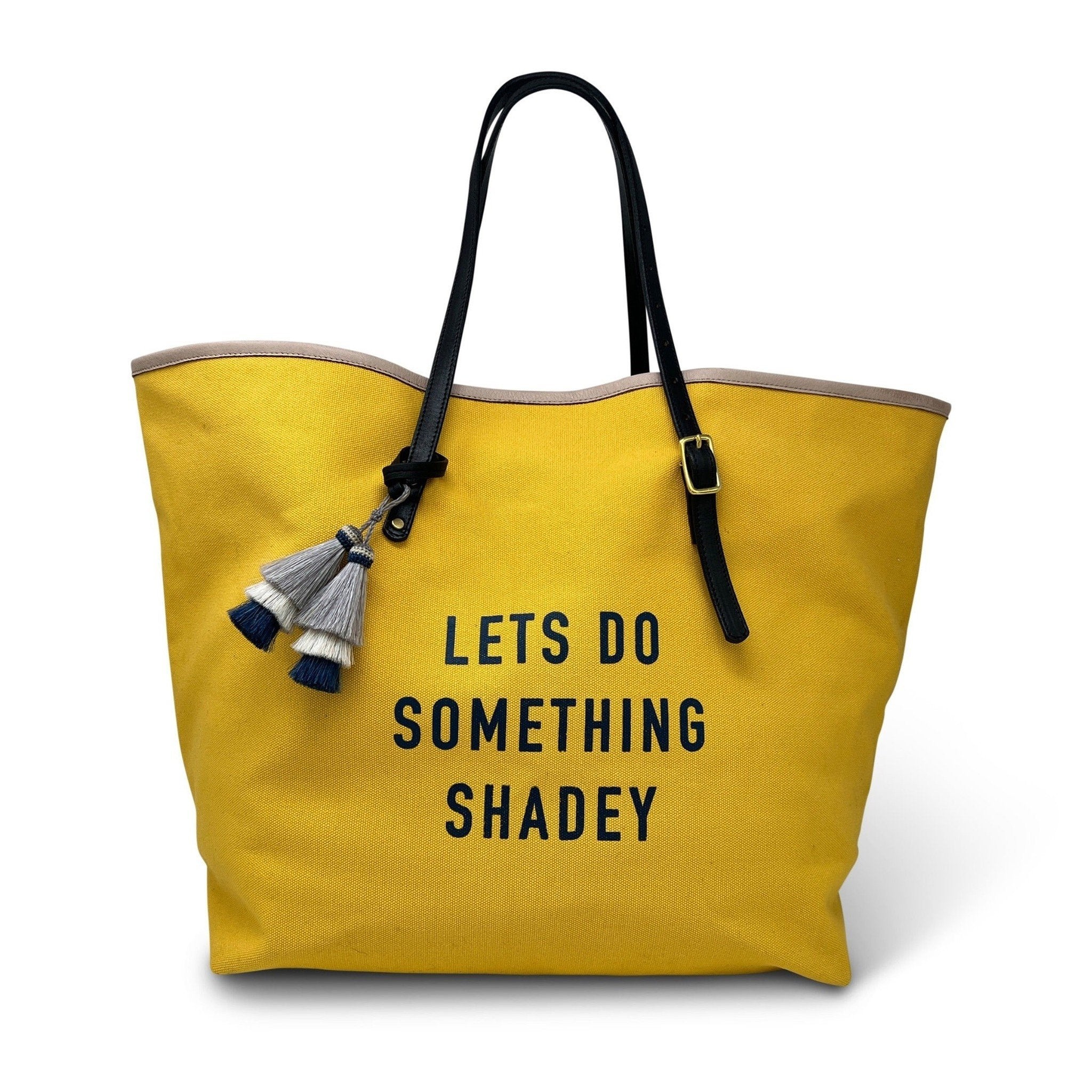 SHADEY CANVAS BEACH TOTE