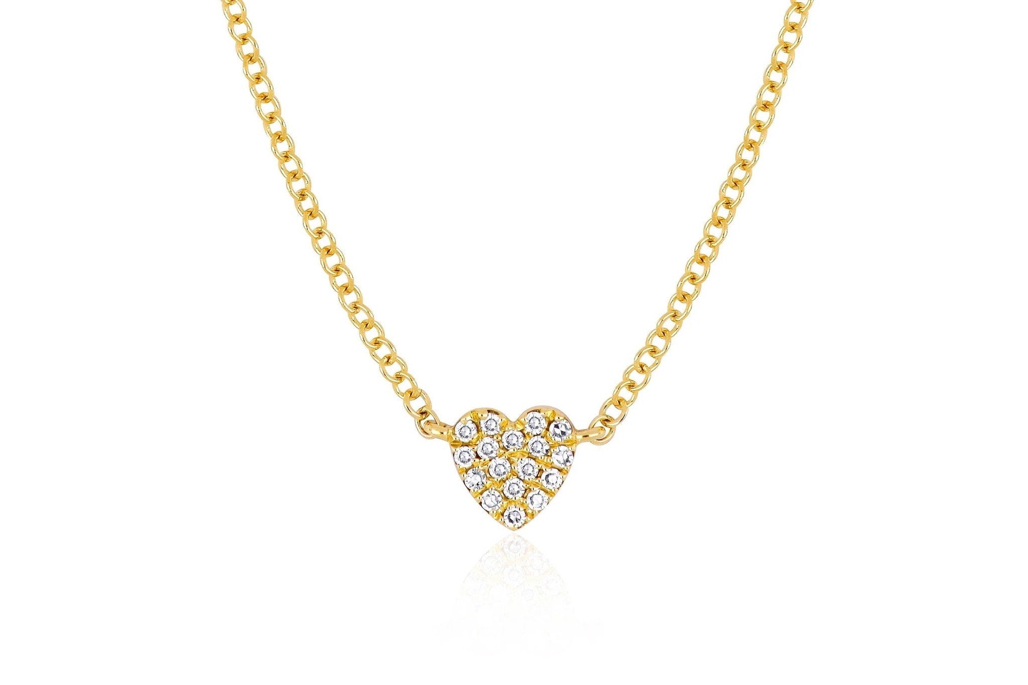 BABY DIAMOND HEART NECKLACE EF-60907