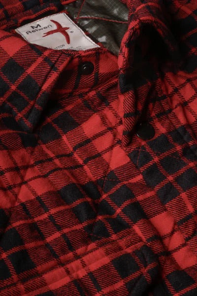 QUILTED FLANNEL SHIRT JACKET