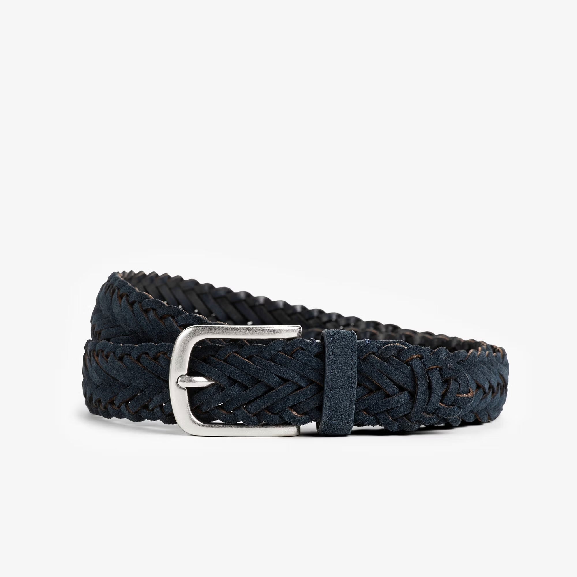 SUEDE BELT - NAVY