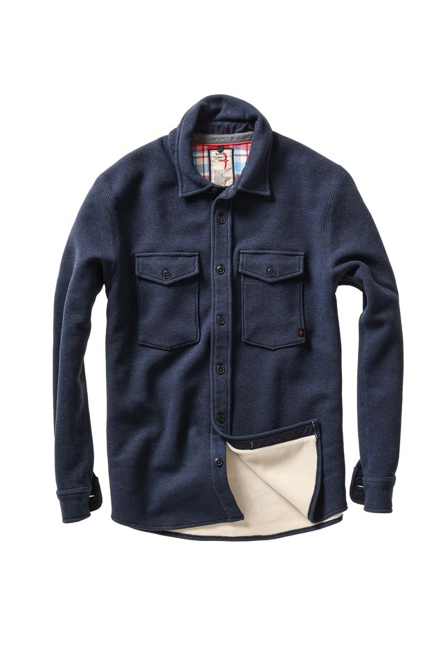 PIQUE FLEECE WORKSHIRT