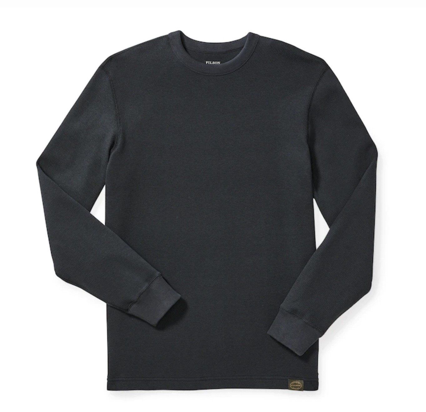 Waffle Knit Thermal Crewneck