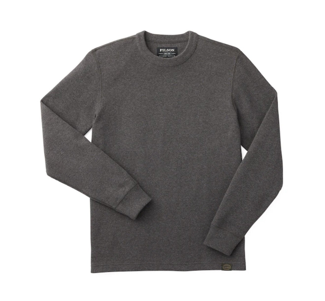 Waffle Knit Thermal Crewneck