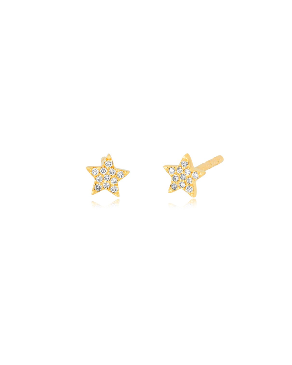 ef collection BABY DIAMOND STAR STUD EARRING EF-61014S