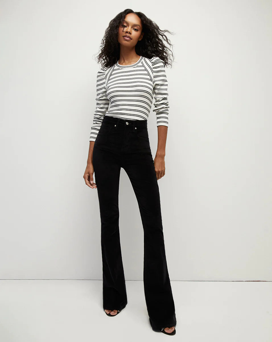 BEVERLY VELVET SKINNY FLARE