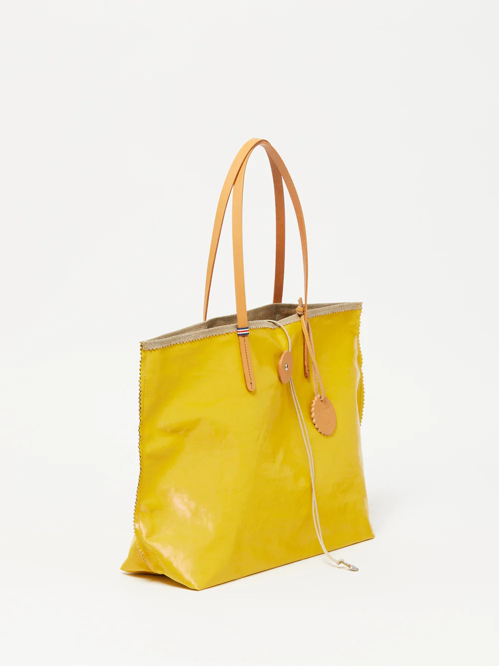 BAHIA LINEN SHOPPING BAG - YELLOW