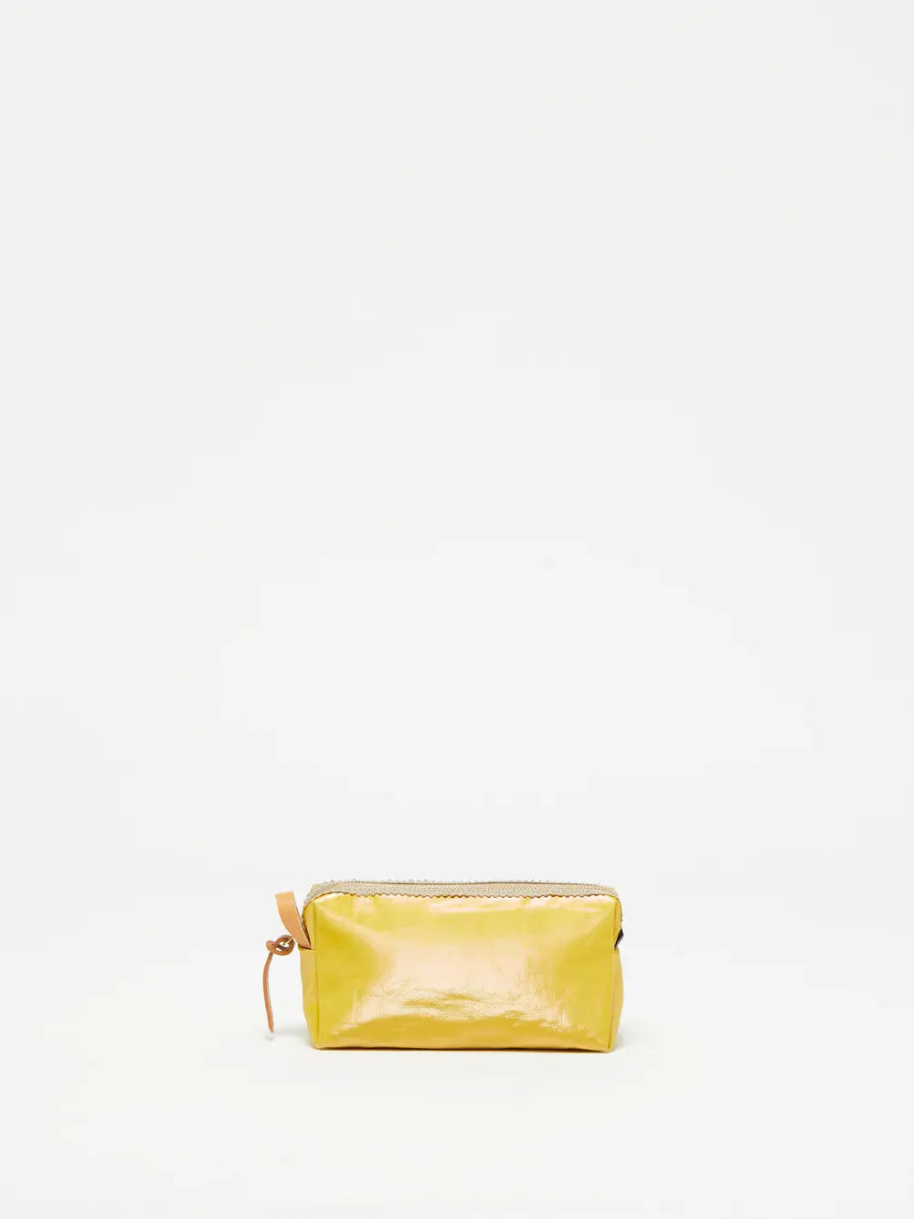 BLUSH LINEN POUCH - YELLOW