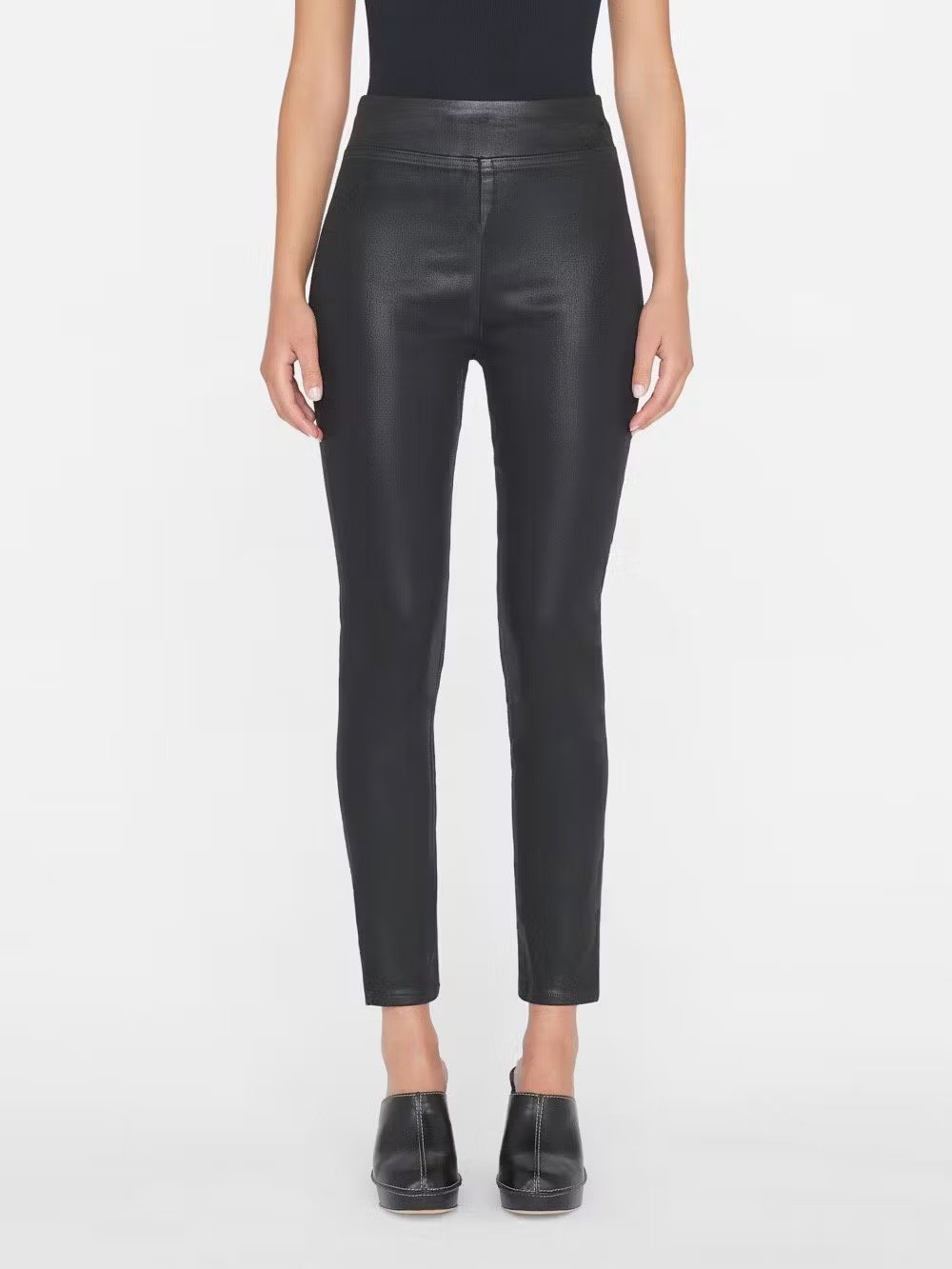 JETSET SKINNY CROP - NOIR COATED