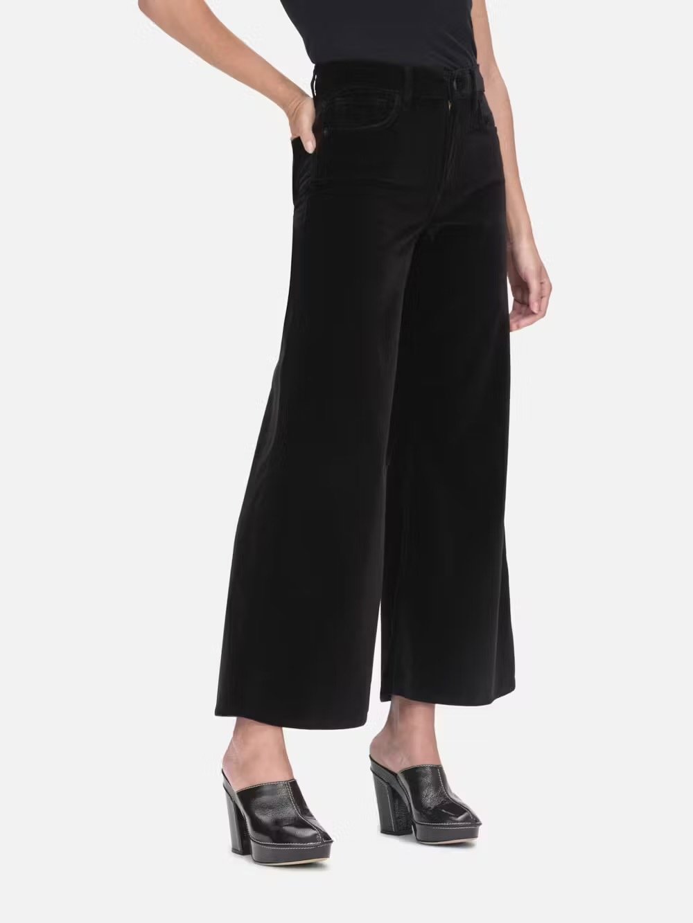 LE PALAZZO CROP VELVETEEN