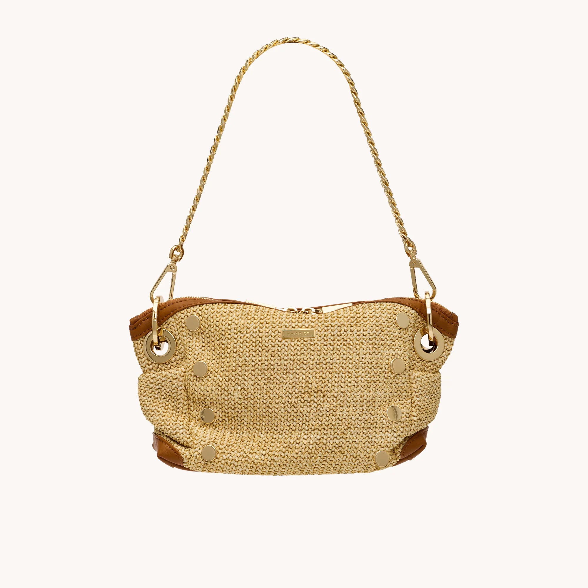 DANIEL CROSS SML - COCOA RAFFIA