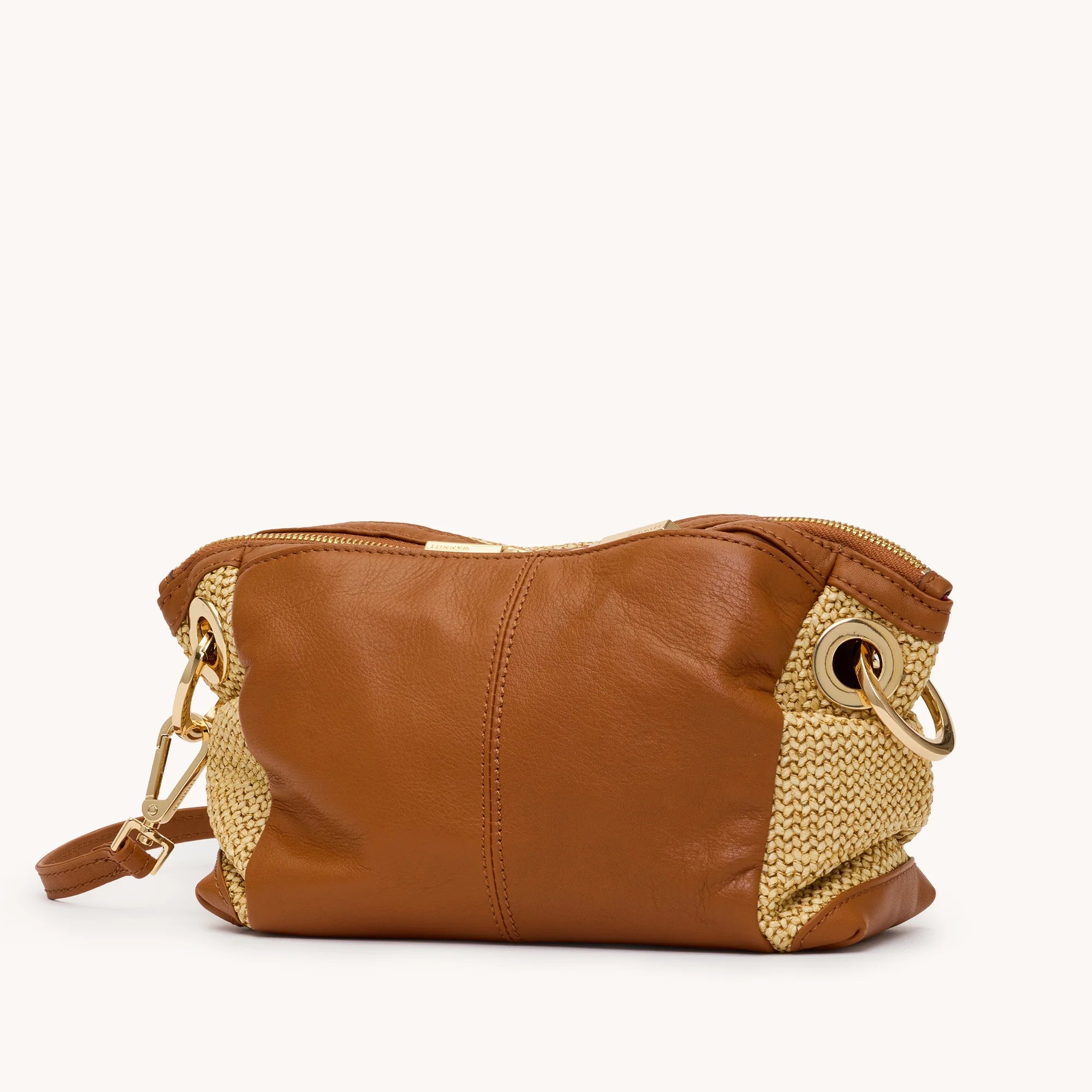DANIEL CROSS SML - COCOA RAFFIA