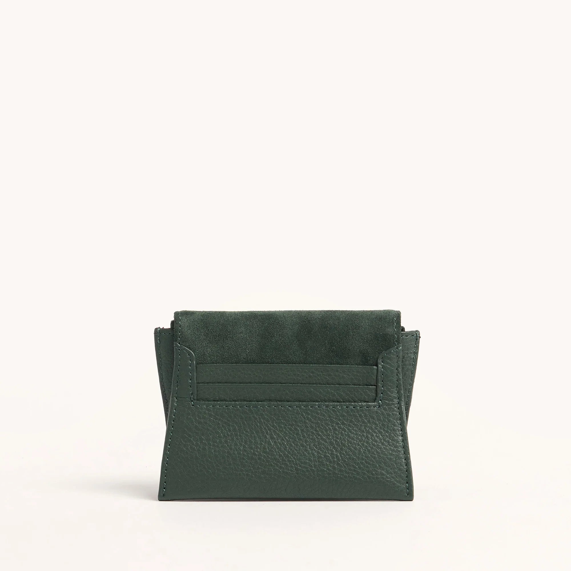 HAMMITT ALLEN WALLET - Green Room Suede/Brushed Gold