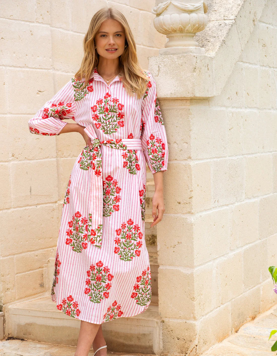 PINK CITY PRINTS CORFU DRESS