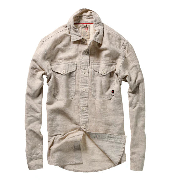 SLUB LINEN WORKSHIRT