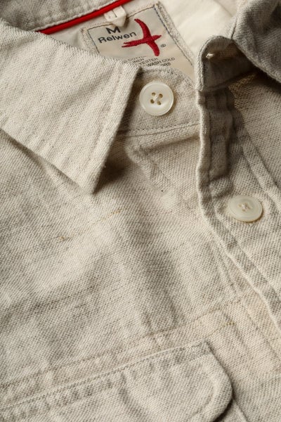 SLUB LINEN WORKSHIRT