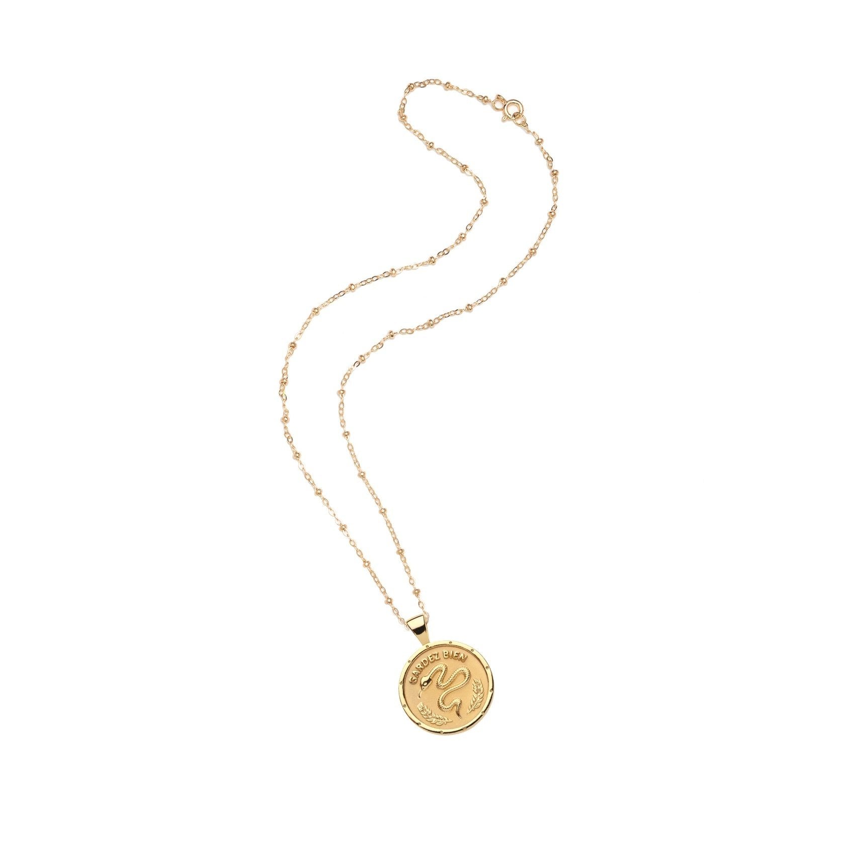 PROTECT SMALL PENDANT COIN - 16-18" SATELLITE