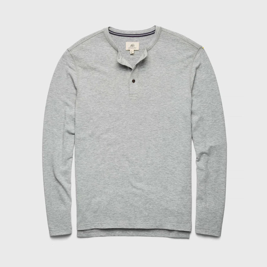 surfside Sean Long Sleeve Ultra Soft Classic Henley