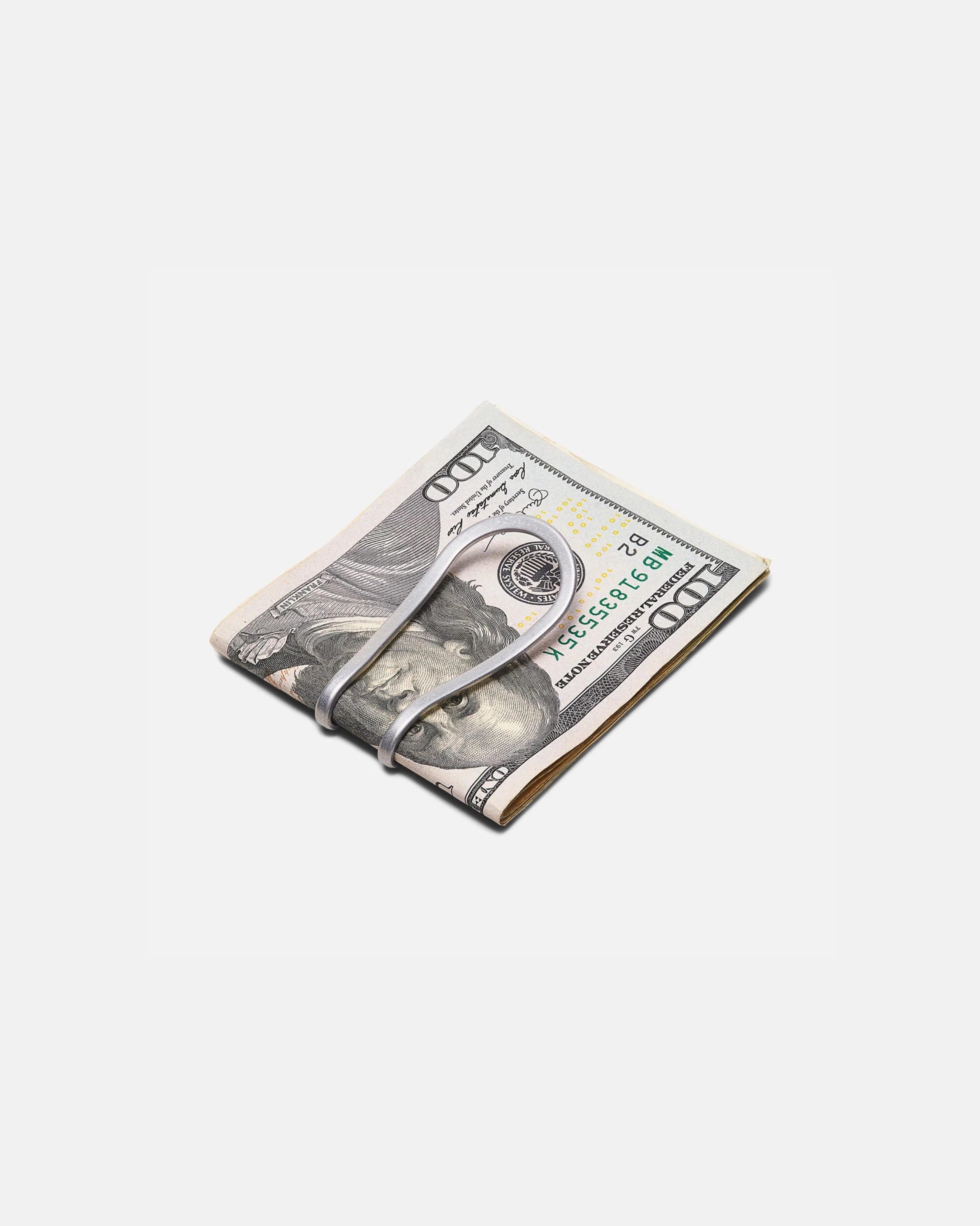 STATION MONEY CLIP - SILVER