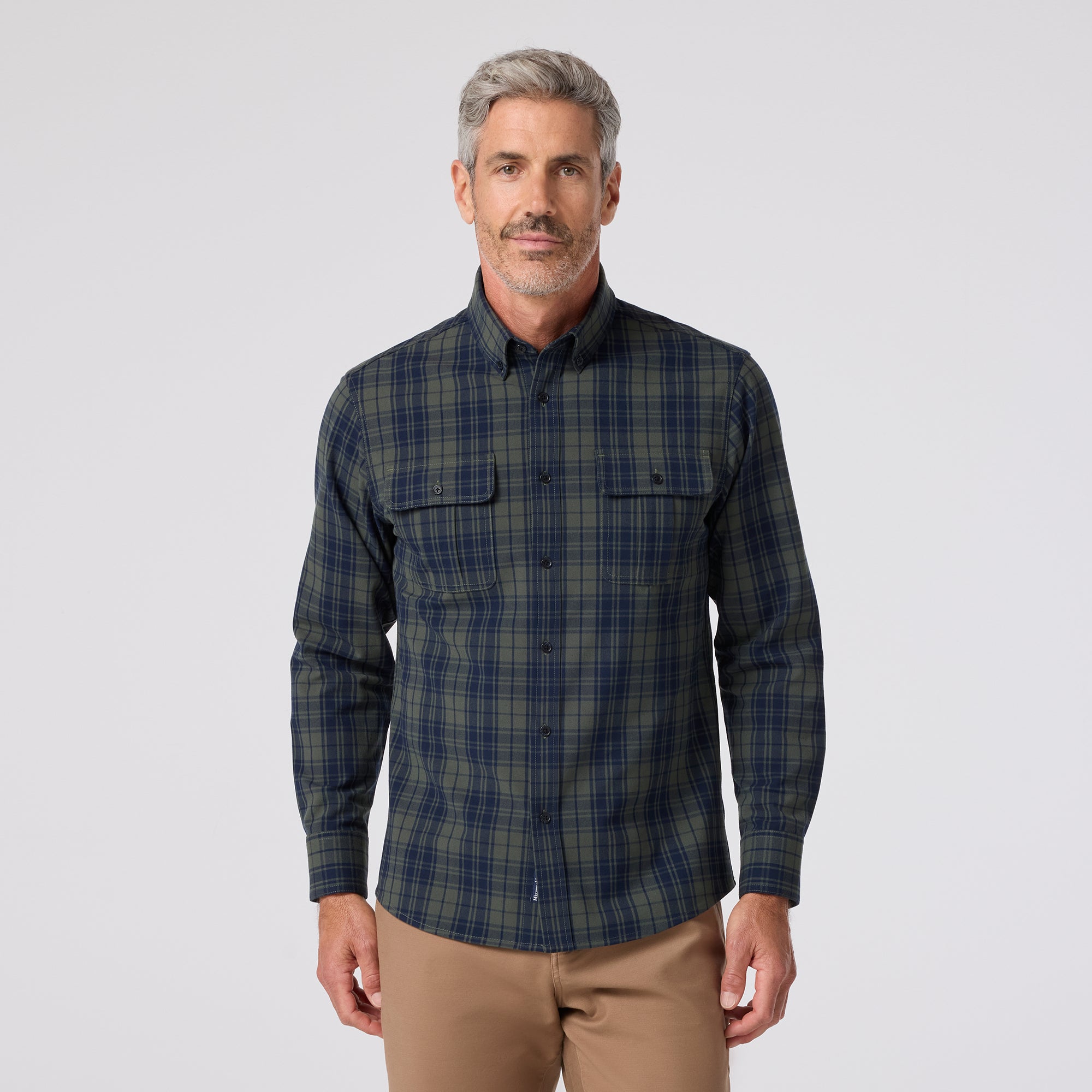 UPSTATE FLANNEL - OLIVE LUCAS PLAID