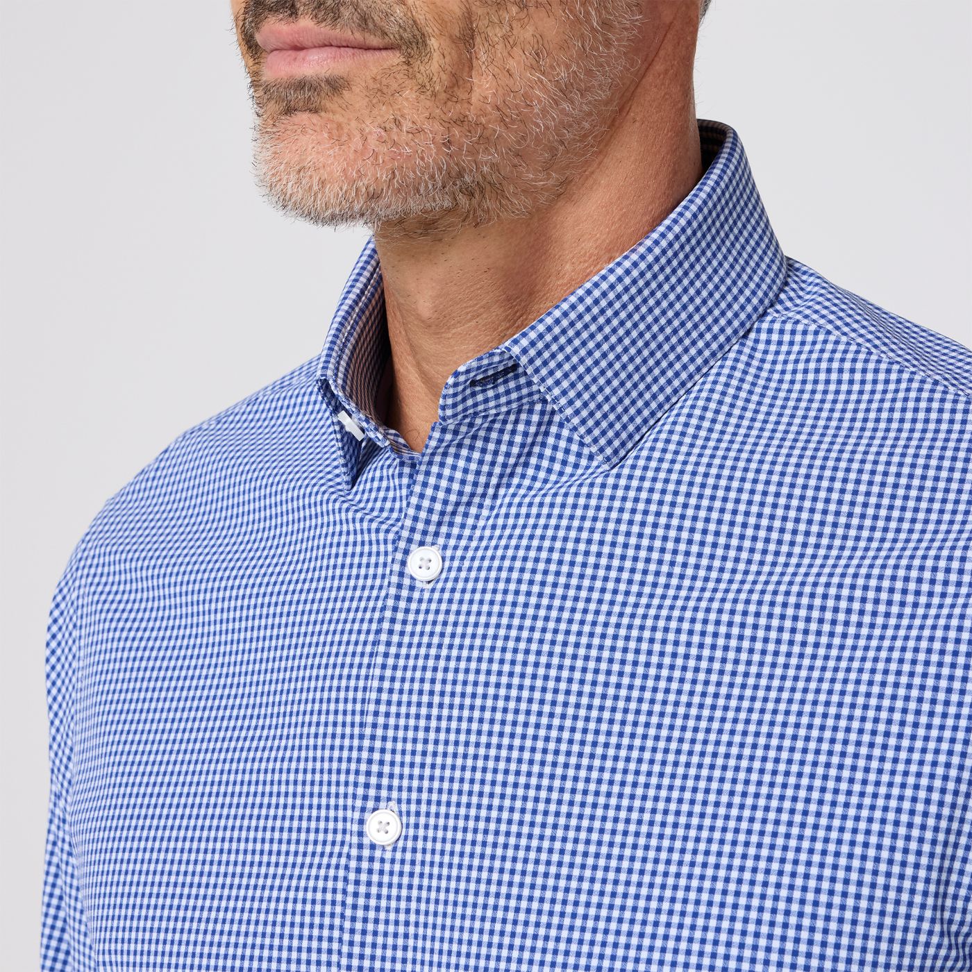 LEEWARD - COBALT IAN GINGHAM