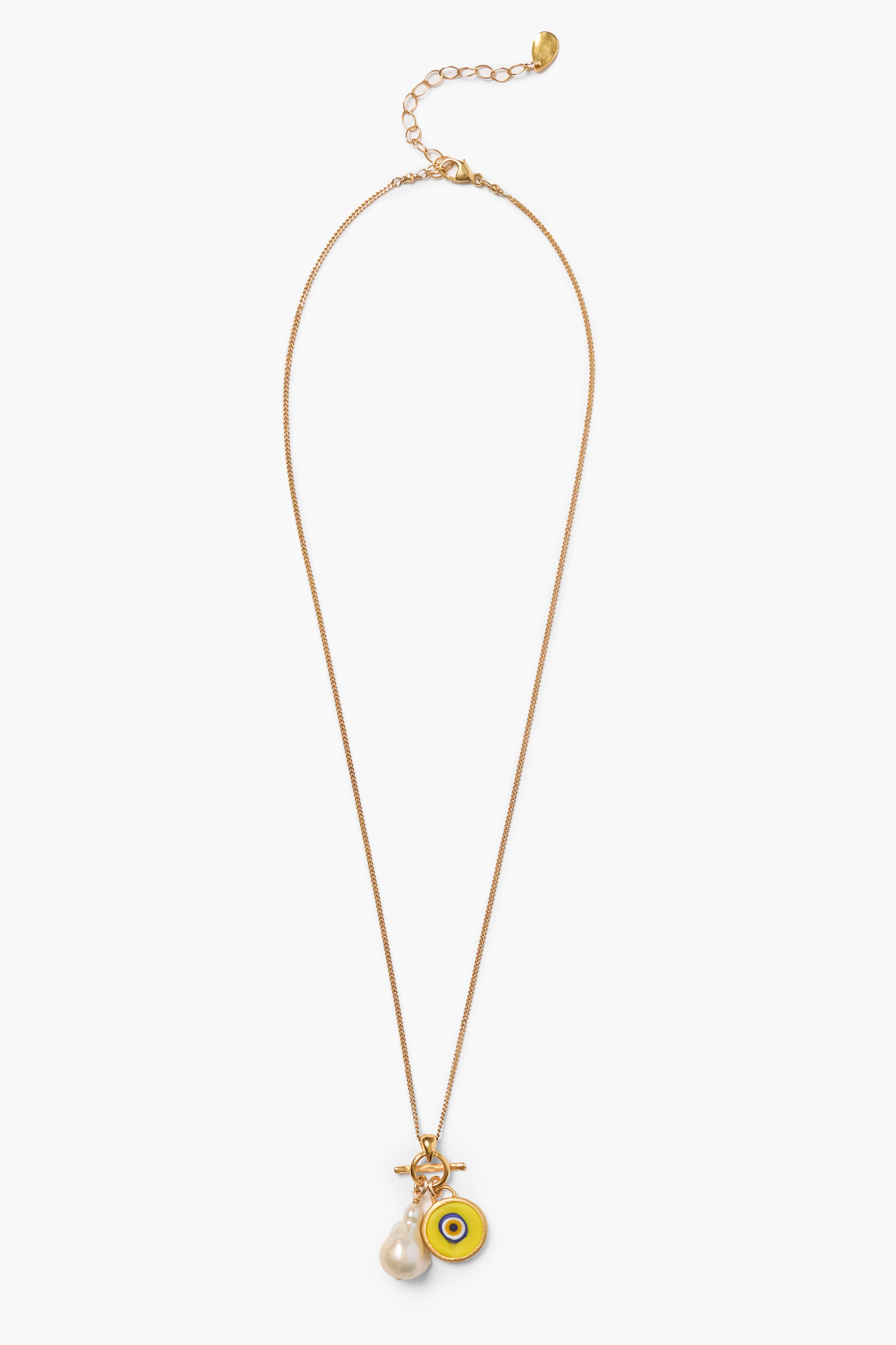 YELLOW CHARM NECKLACE