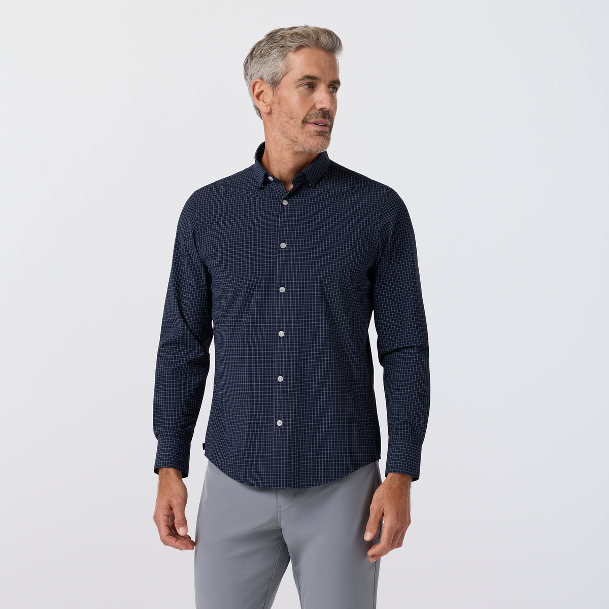 LEEWARD NT - NAVY MANOR PLAID