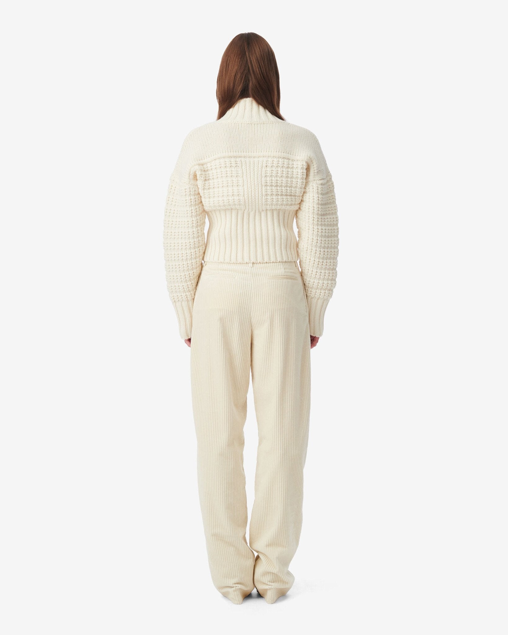 LEXA HIGH-NECK WOOL SWEATER - ERCU