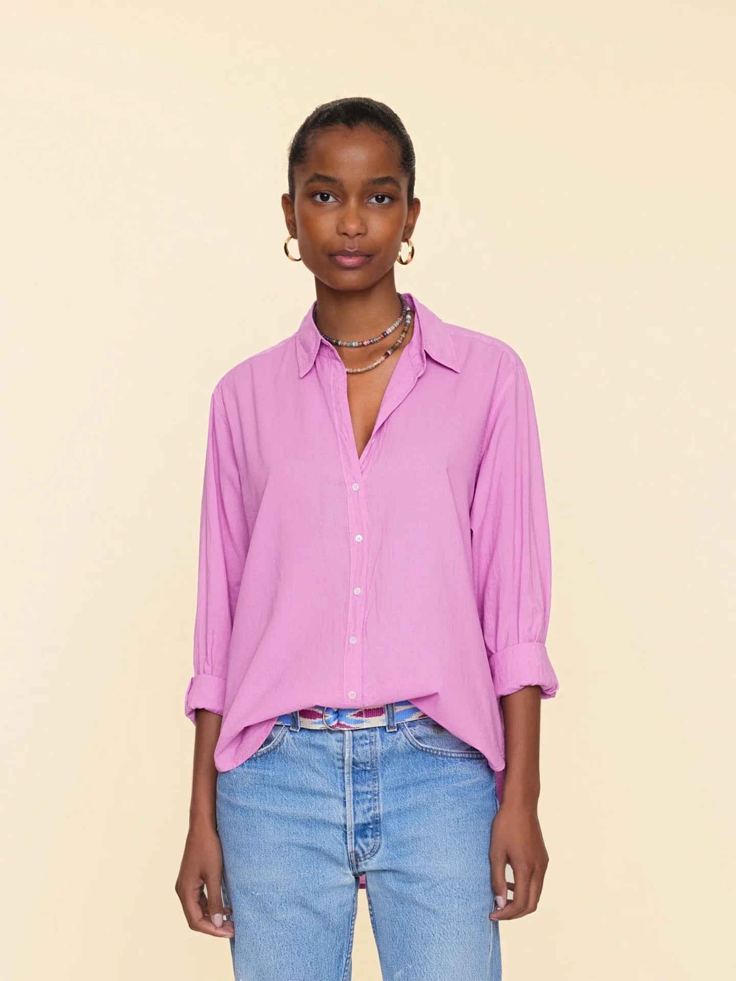 BEAU SHIRT - LAVENDER PINK